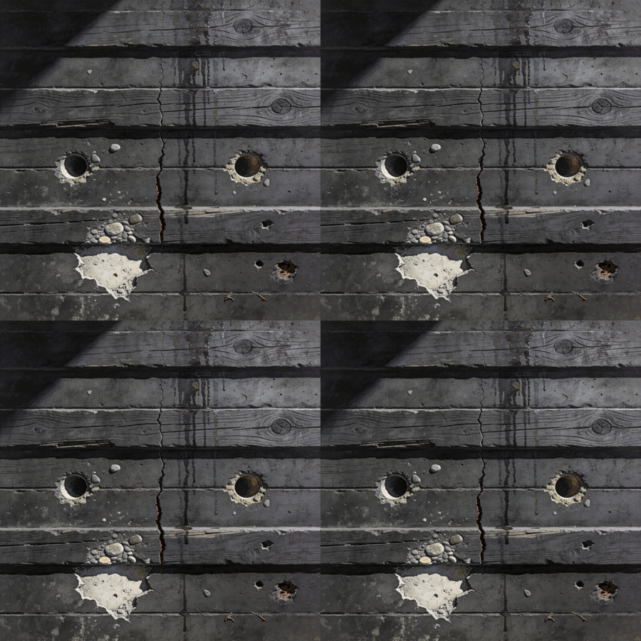 Immerse yourself in the austere beauty of dark, weathered concrete. A study in texture and tone, perfect for contemplation. Made to order.