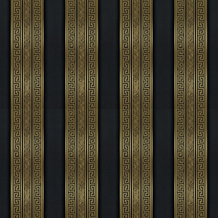 Our Victorian Stripe mural wallpaper brings discreet elegance to your study or office. Dark, formal, and rich in subtle detail. Made to order.