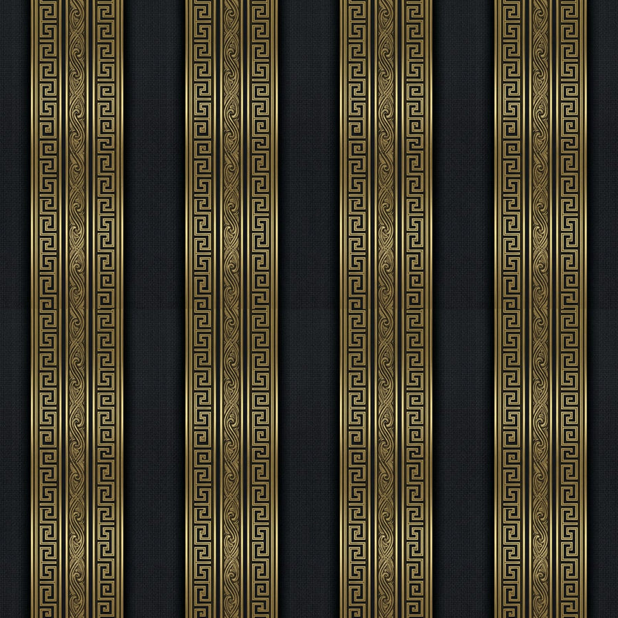 Our Victorian Stripe mural wallpaper brings discreet elegance to your study or office. Dark, formal, and rich in subtle detail. Made to order.