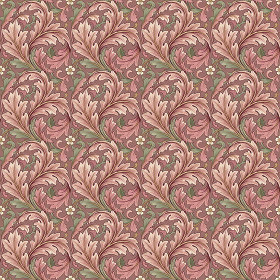 Acanthus in Blush — Mural Wallpaper