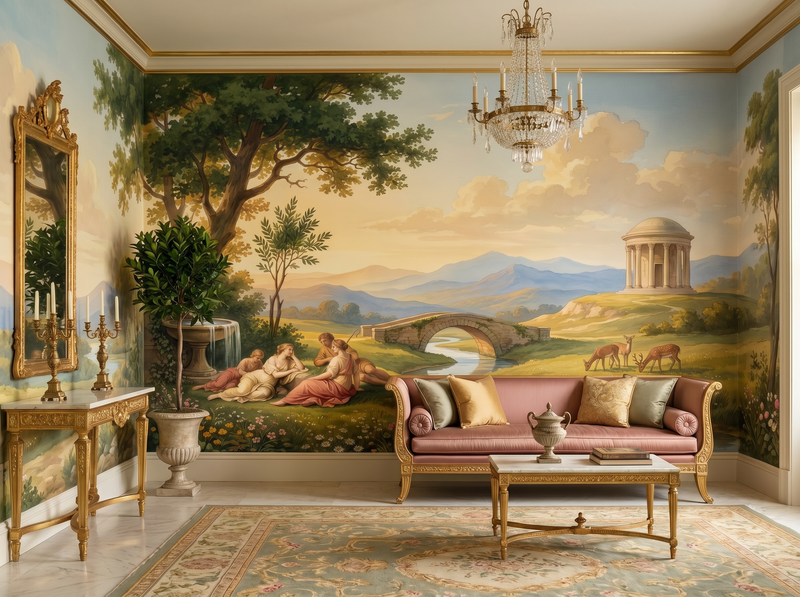 Arcadian Landscape — Mural Wallpaper