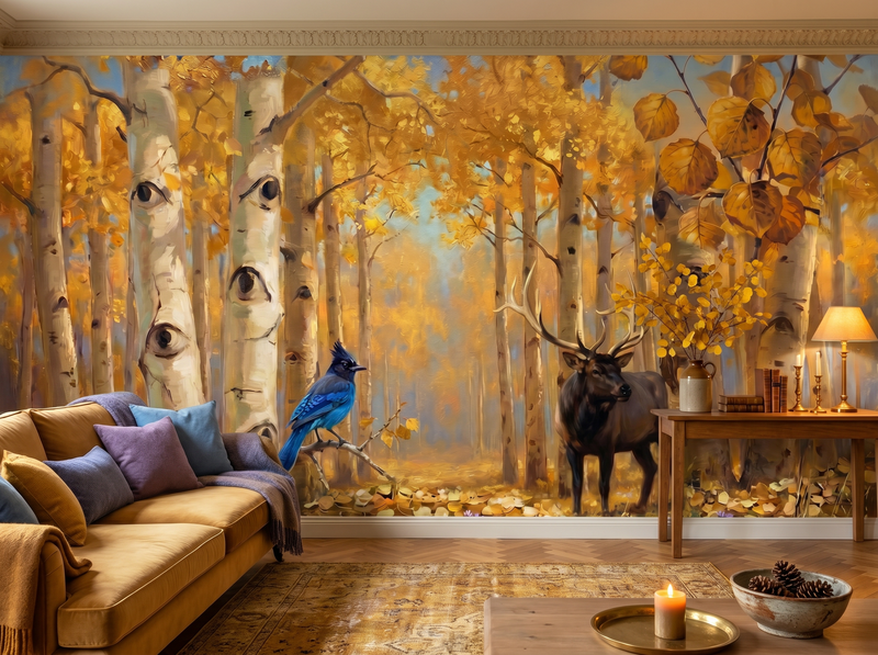 Aspen Gold — Mural Wallpaper