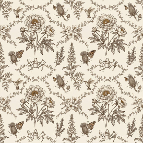 Botanical Toile — Mural Wallpaper