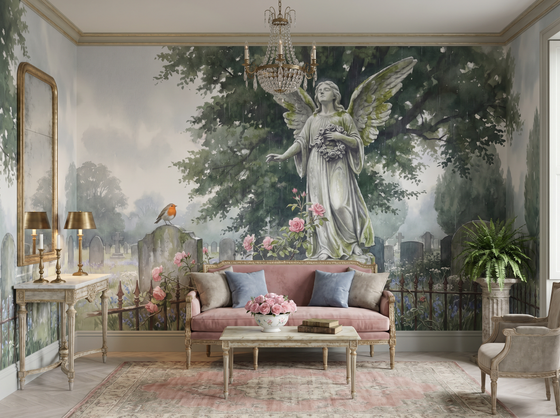 Cemetery Angel — Mural Wallpaper