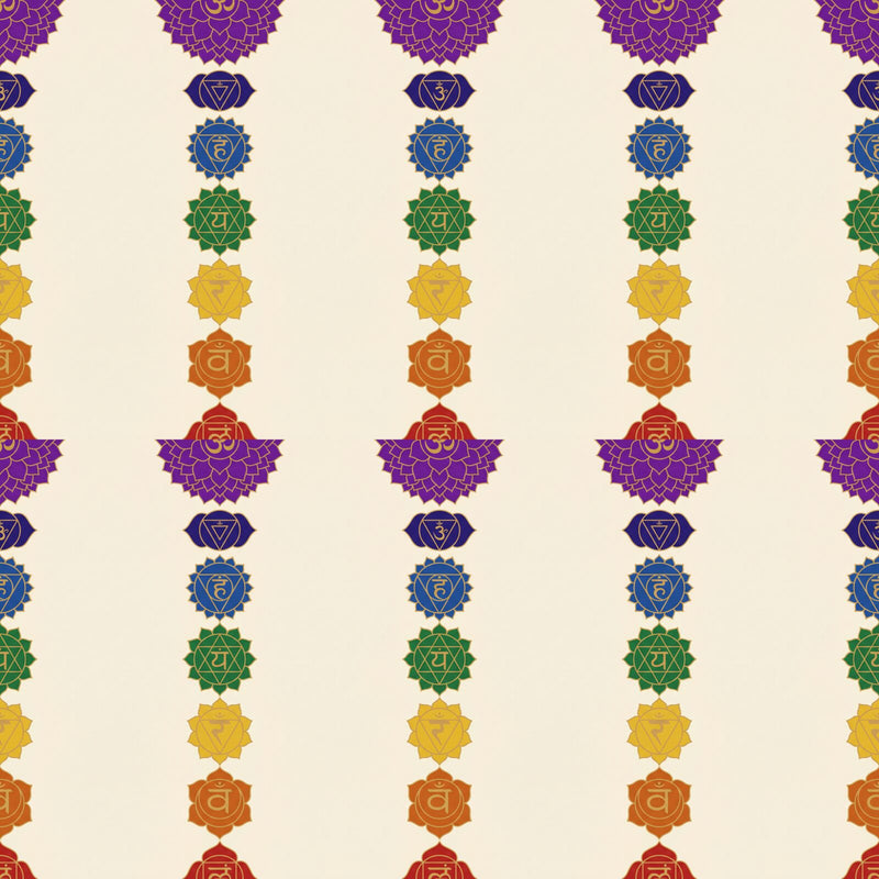 Chakra Spectrum — Mural Wallpaper