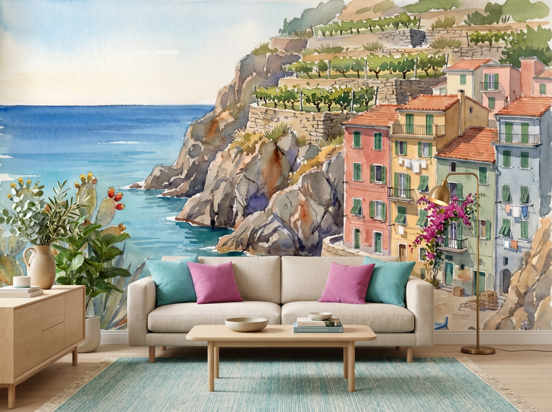Cinque Terre Coast — Mural Wallpaper
