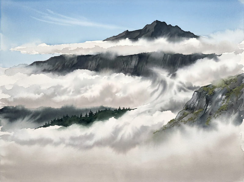 Cloud Shelf — Mural Wallpaper