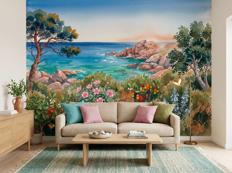 Corsican Maquis — Mural Wallpaper