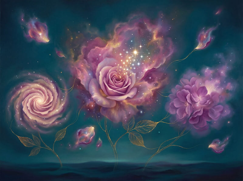 Cosmic Garden — Mural Wallpaper