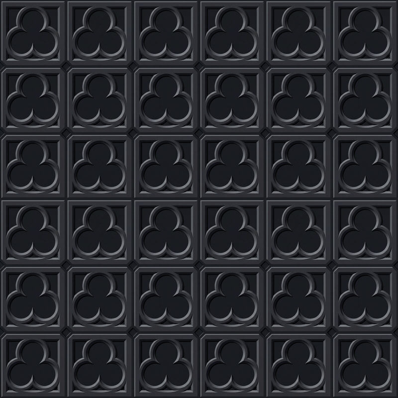 Dark Trefoil — Mural Wallpaper