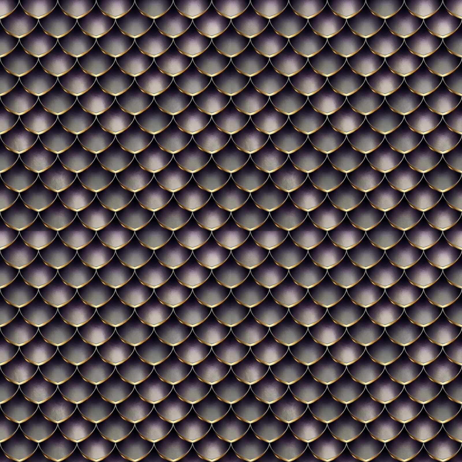 Experience the opulent power of Dragon Scale, a chinoiserie pattern in black, pewter, and gold. Made to order.