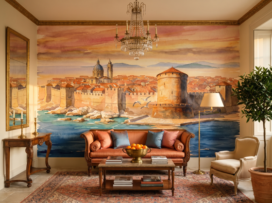 Dubrovnik Walls — Mural Wallpaper