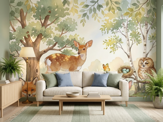 The Enchanted Wood — Scenic Mural Wallpaper
