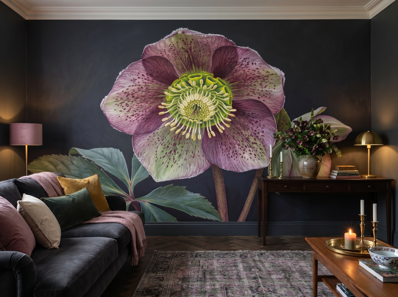 Enormous Hellebore — Mural Wallpaper