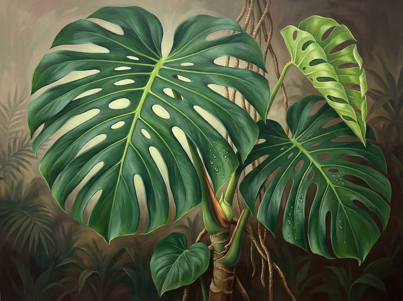 Giant Monstera — Mural Wallpaper