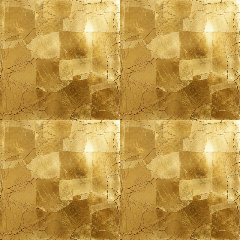 Gold Leaf Panel — Mural Wallpaper