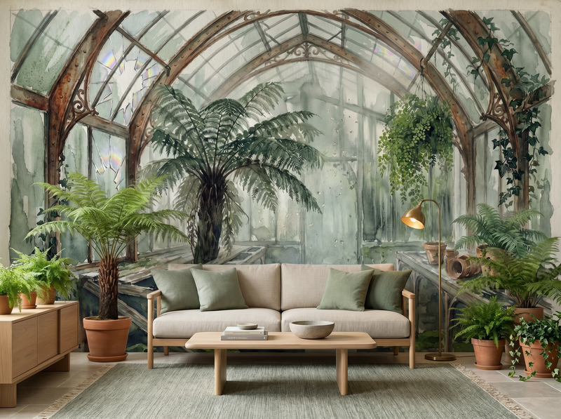 Gothic Greenhouse — Mural Wallpaper