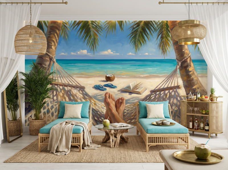 Hammock View — Mural Wallpaper