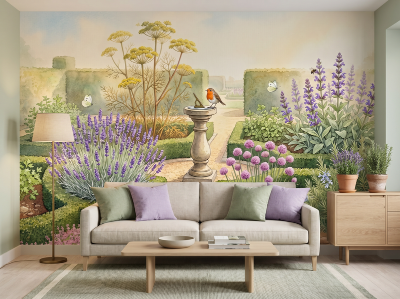 Herb Garden — Mural Wallpaper