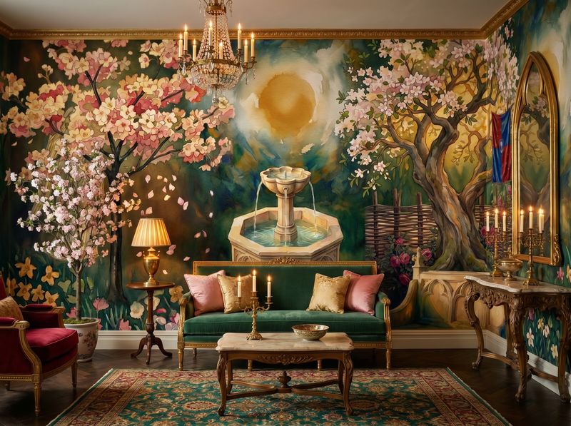 Holy Grail Garden — Mural Wallpaper