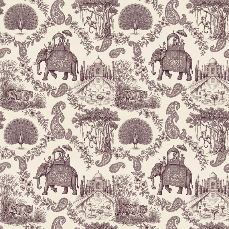 Indian Toile — Mural Wallpaper