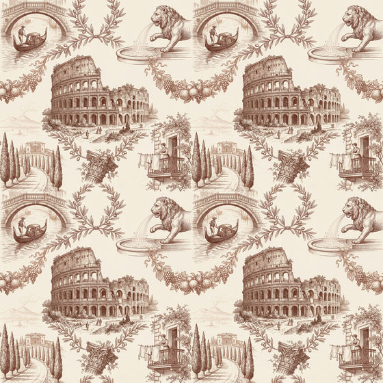 Italian Toile — Mural Wallpaper