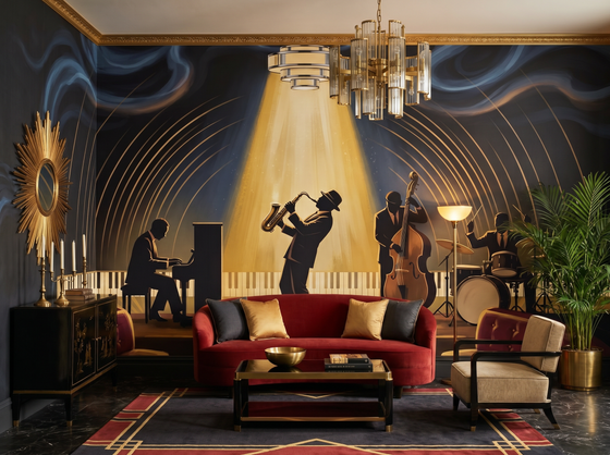 Jazz Club — Mural Wallpaper