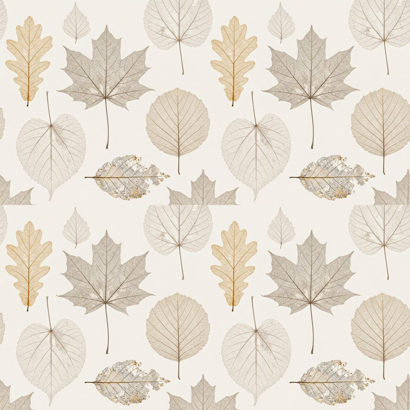 Leaf Skeleton Study — Mural Wallpaper