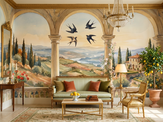 Loggia View — Mural Wallpaper