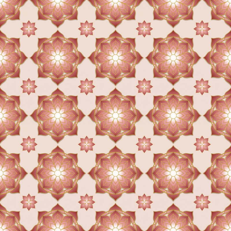 Lotus Mandala — Mural Wallpaper