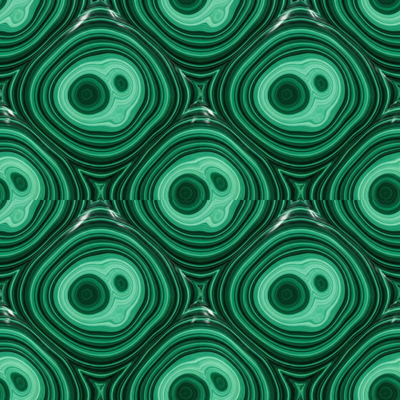 Malachite Pattern — Mural Wallpaper