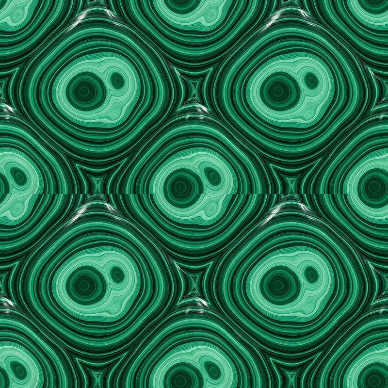 Malachite Pattern — Mural Wallpaper