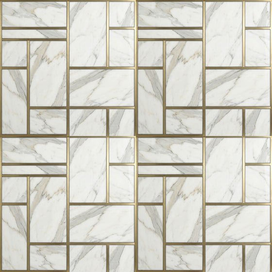 Marble and Brass — Mural Wallpaper