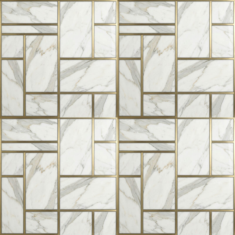 Marble and Brass — Mural Wallpaper