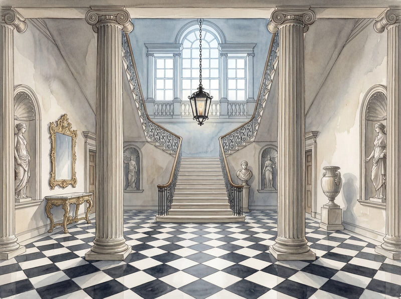Marble Hall — Mural Wallpaper