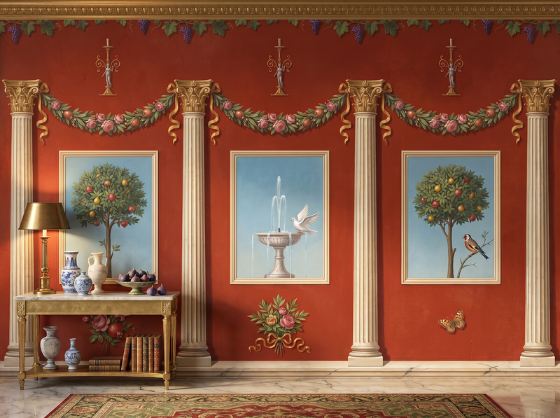 Pompeian Room — Mural Wallpaper
