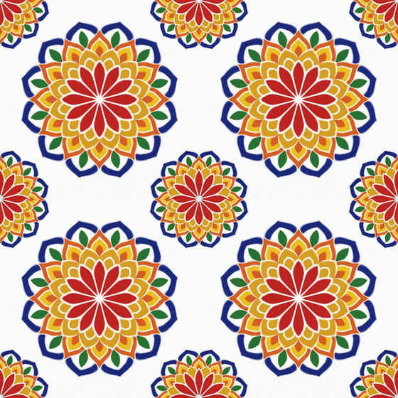 Rangoli Pattern — Mural Wallpaper