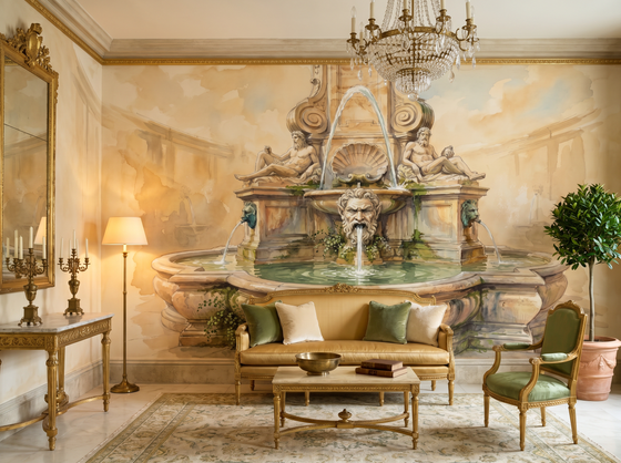 Roman Fountain — Mural Wallpaper