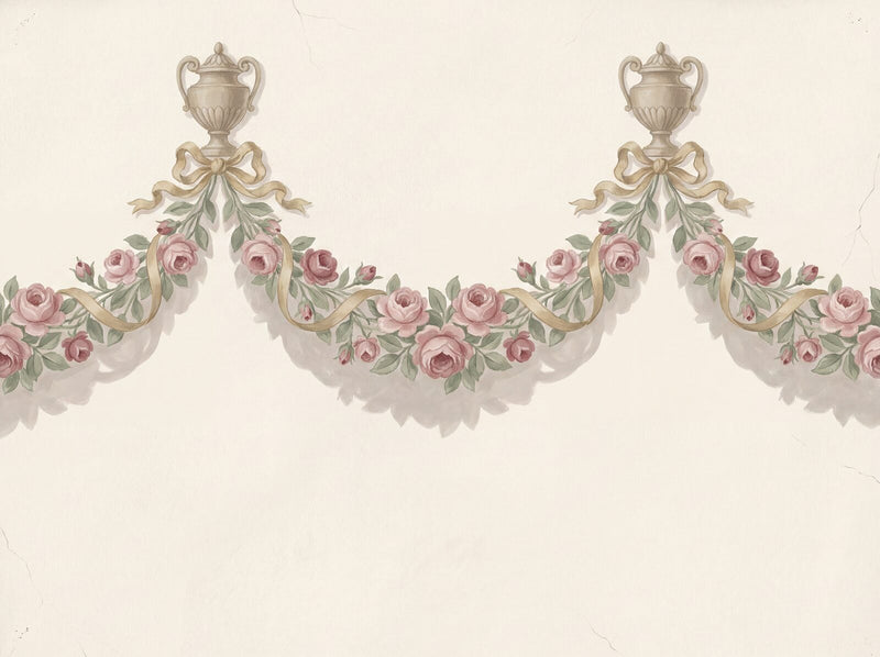 Rose Garland — Mural Wallpaper