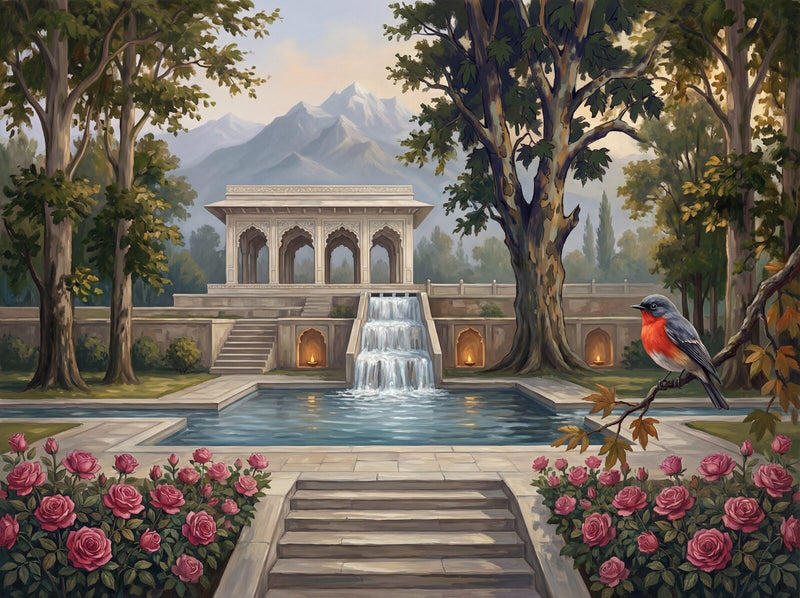 Shalimar Bagh — Mural Wallpaper