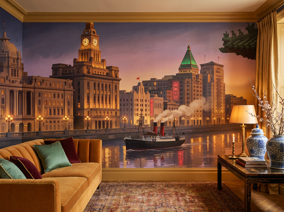 Shanghai Bund — Mural Wallpaper