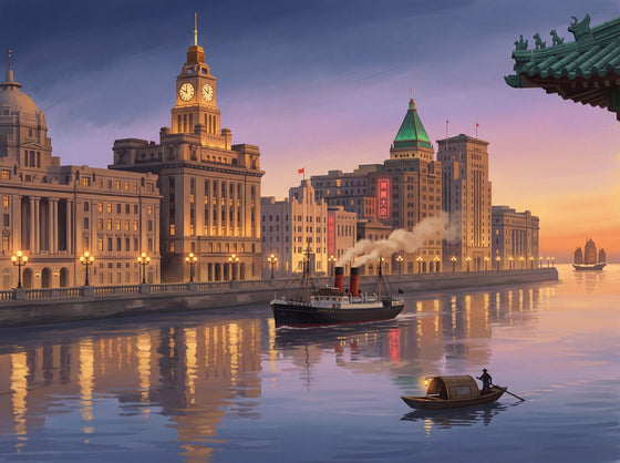 Shanghai Bund — Mural Wallpaper