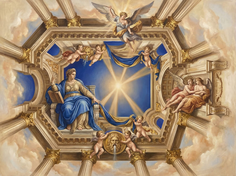 Sistine Ceiling — Scenic Mural Wallpaper