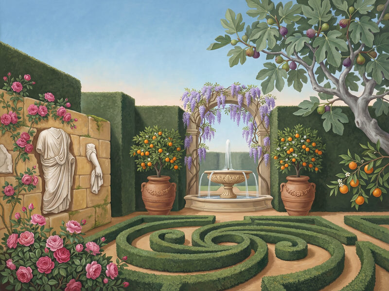 Sistine Garden — Mural Wallpaper
