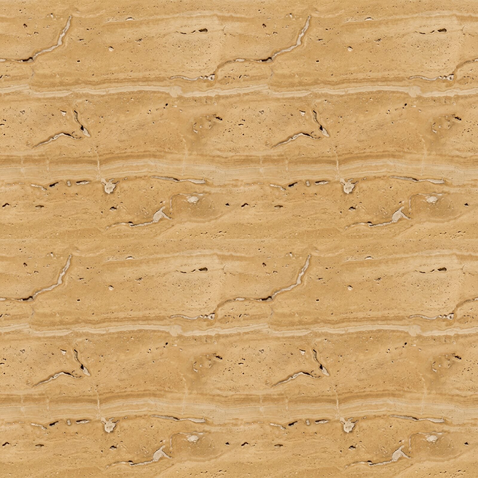 Experience the warm, textured beauty of Roman travertine. Honey-gold, cream, and amber tones. Made to order.
