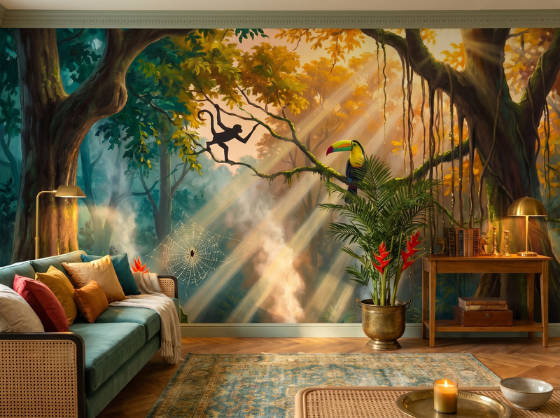 Tropical Dawn — Mural Wallpaper