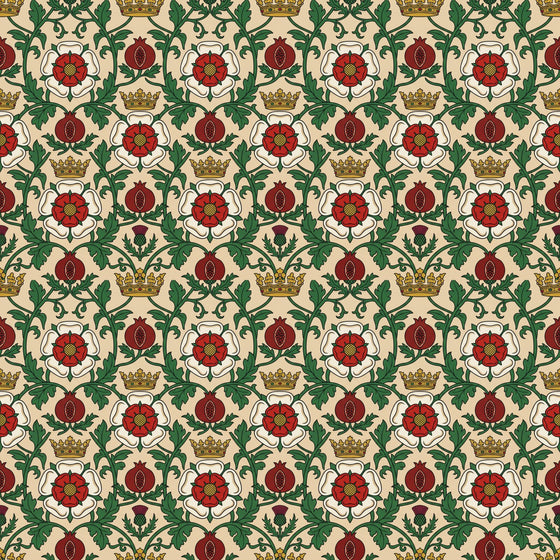Tudor Rose — Mural Wallpaper