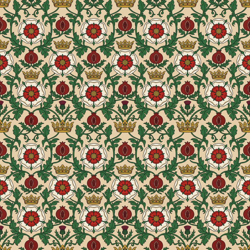 Tudor Rose — Mural Wallpaper